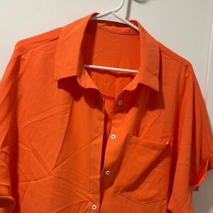 Vibrant Orange Women's Blouse